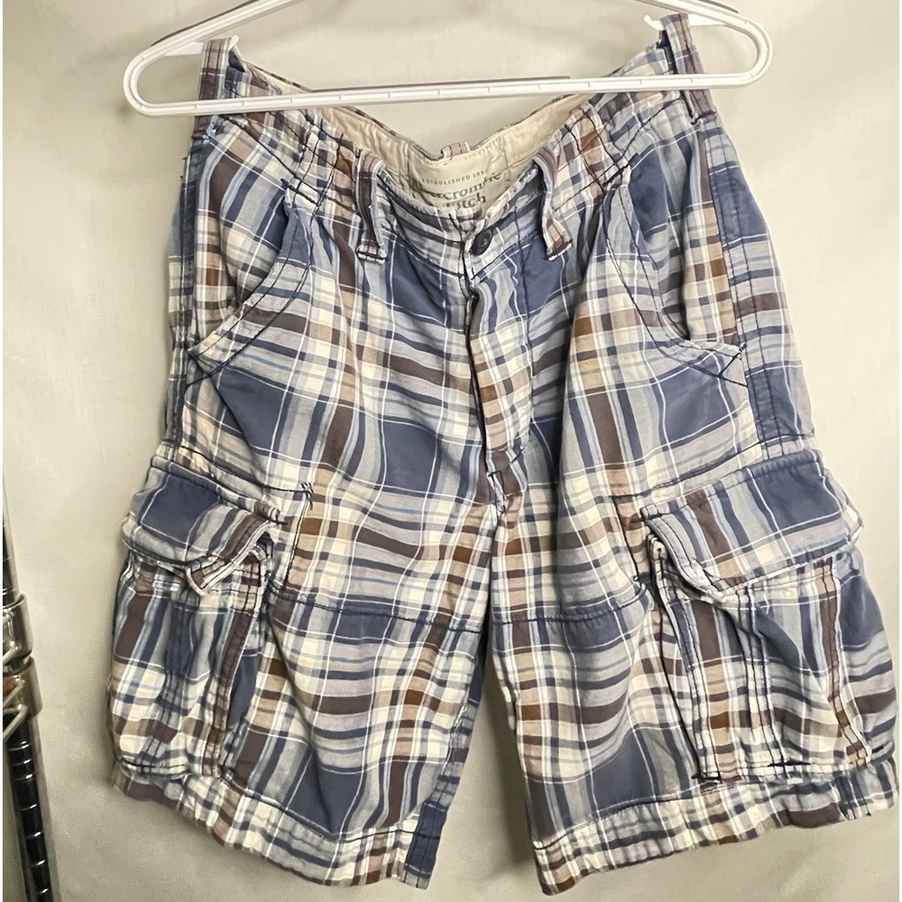 Abercrombie mens cargo shorts